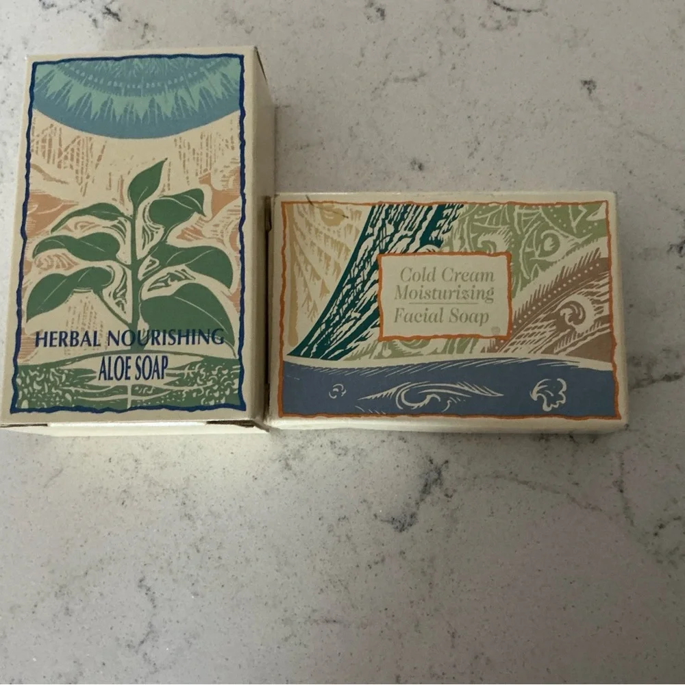 herbal nourishing aloe soap and cold cream moisturizing facial soap set